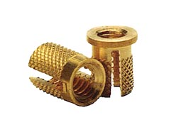 13.Brass Tri Slotted Extra Gripping Thread Inserts